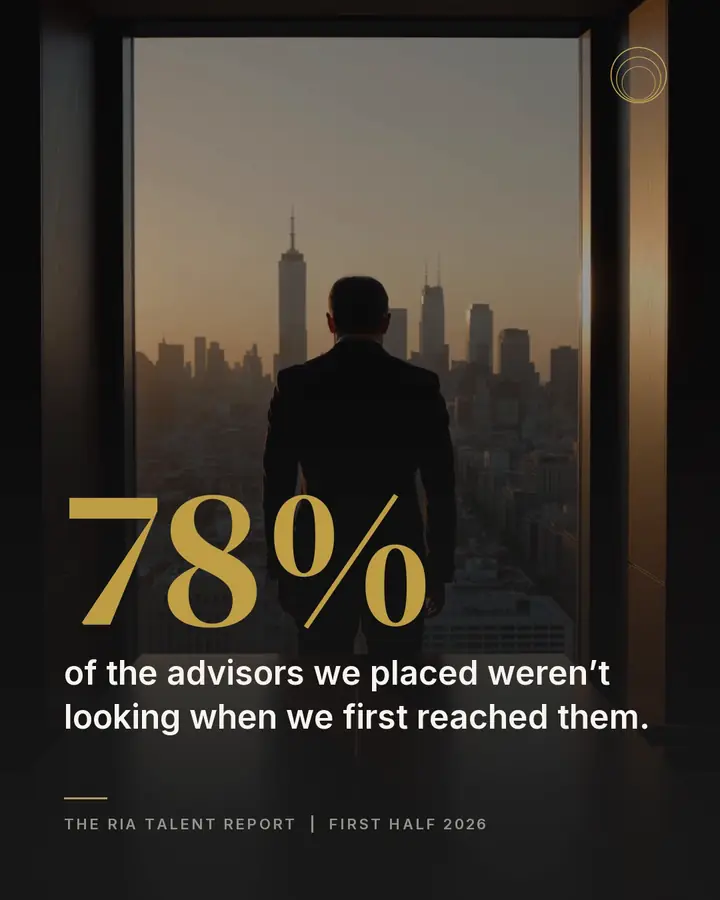 Video still: 78% of the advisors we placed weren't looking when we first reached them.